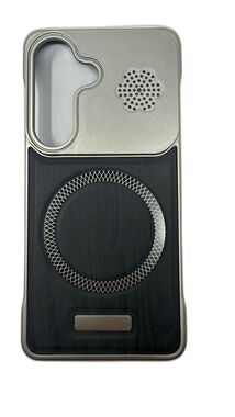 Wooden Texture Samsung Galaxy S26 Phone Case - Black